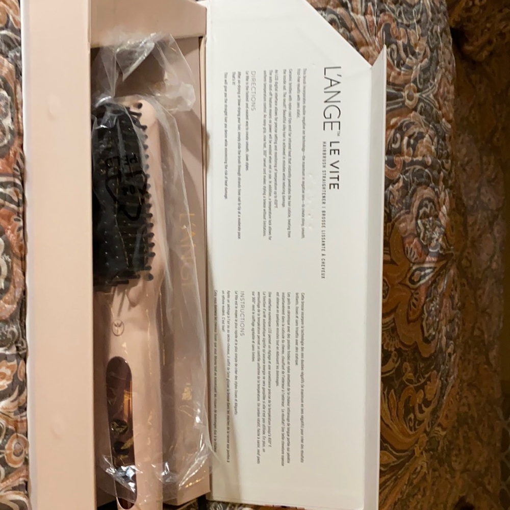 L’ANGE hairbrush straightener - BRAND NEW